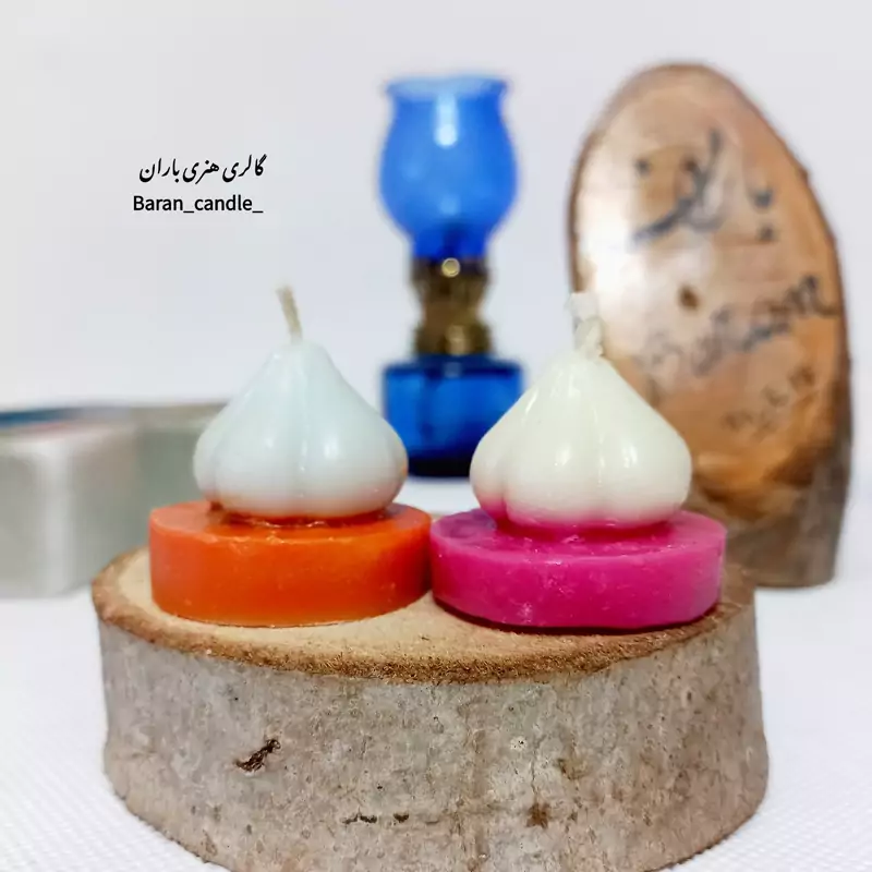شمع دست ساز سیر مناسب عیدی و کادو