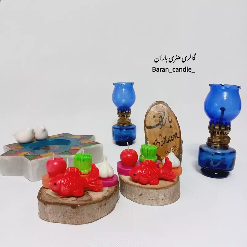 شمع دست ساز سیر مناسب عیدی و کادو