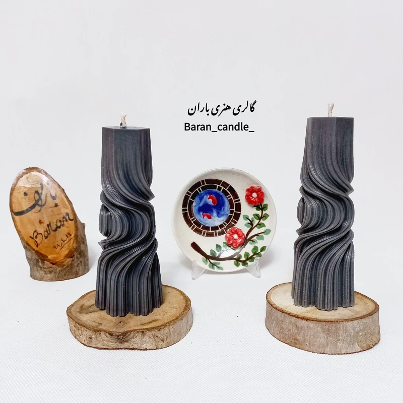 شمع دست ساز مجموعه 11 عددی به رنگ دلخواه شما میسازیم