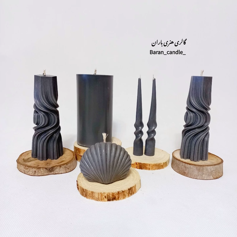 شمع دست ساز مجموعه 11 عددی به رنگ دلخواه شما میسازیم