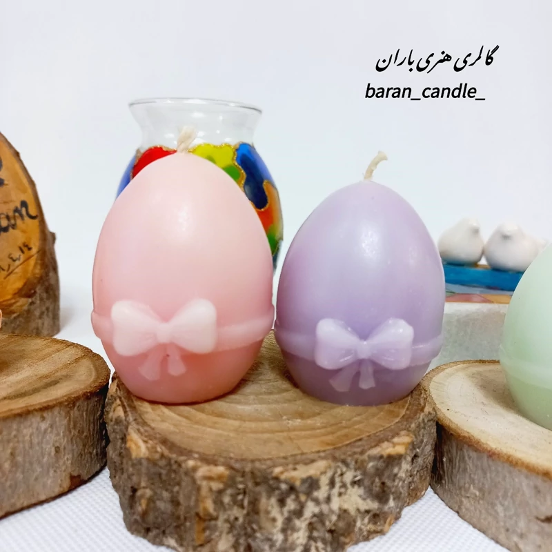 شمع تخم مرغ هفت سین 8 سانت کد 80