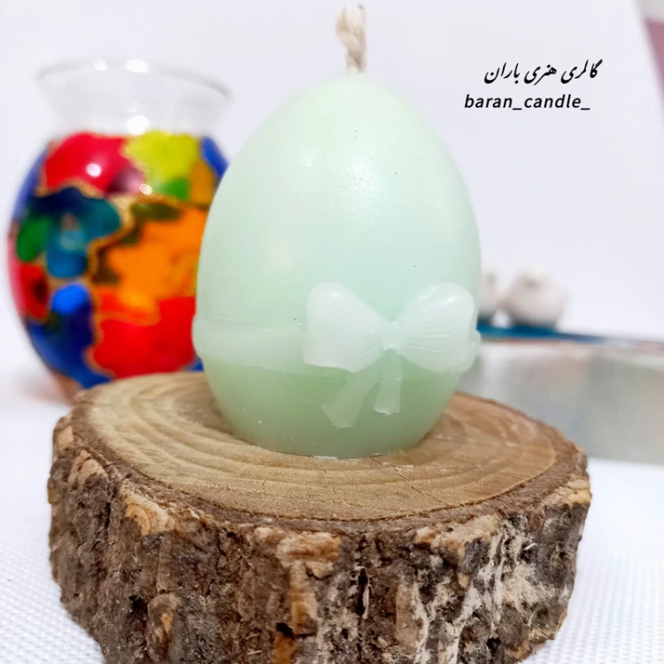 شمع تخم مرغ هفت سین 8 سانت کد 80