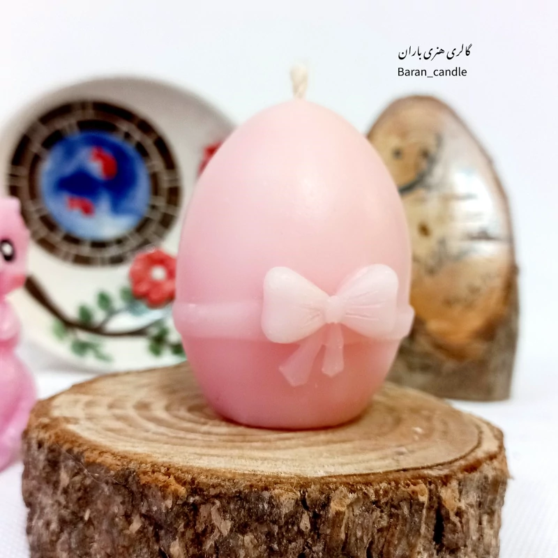 شمع عید تخم مرغ هفت سین 8 سانت کد 67