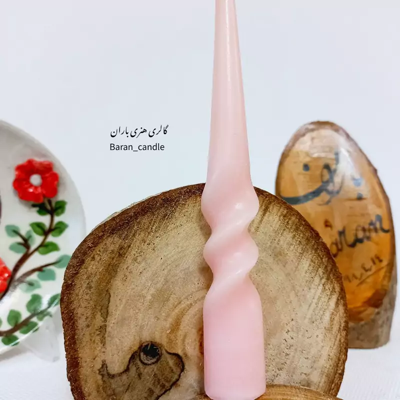 شمع دست ساز مدل پیچ 14سانت کد 65