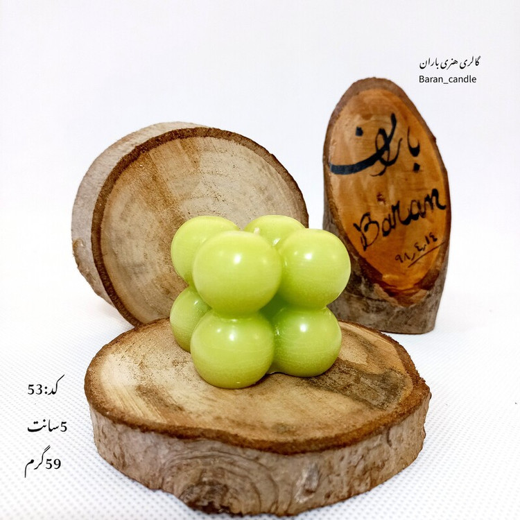 شمع دست ساز روبیک 4.5 سانت کد 53