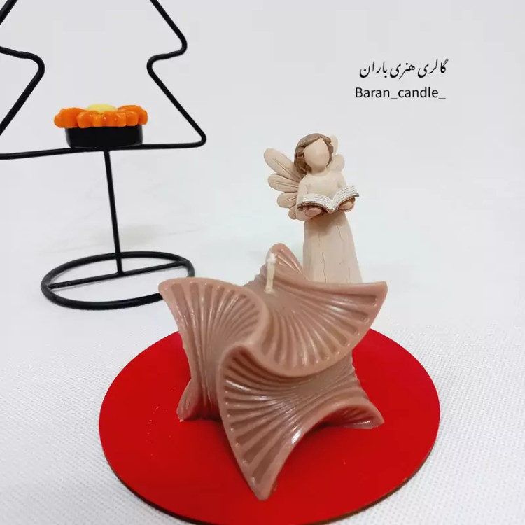 شمع دست ساز مدل حجمی6سانت