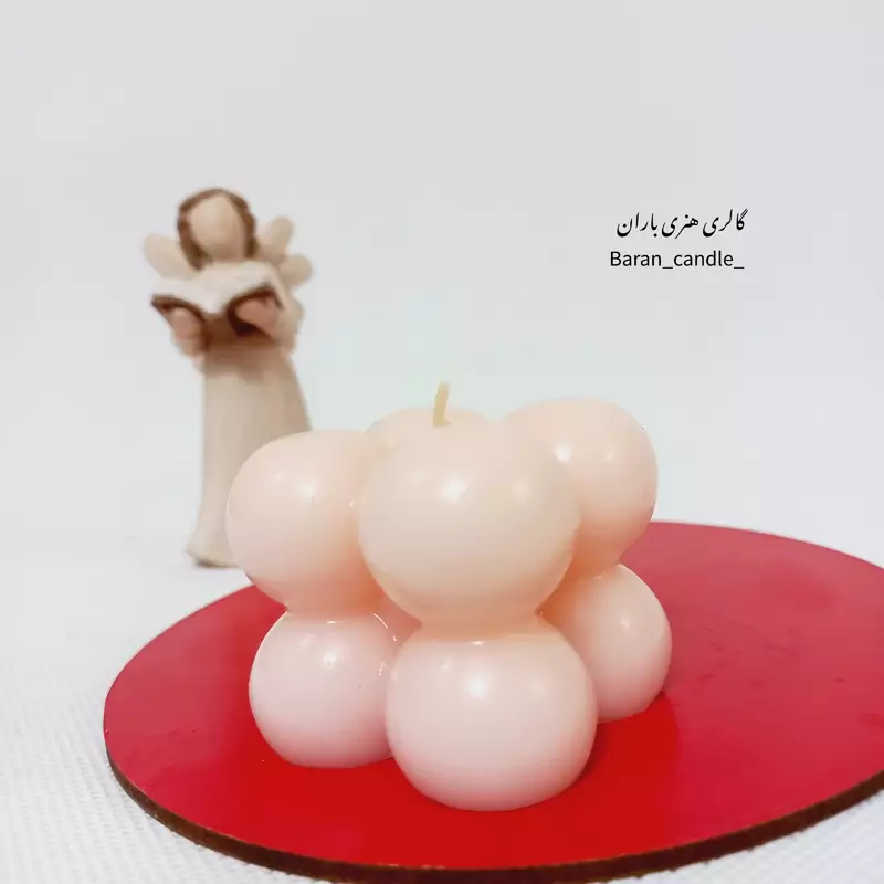 شمع دست ساز  روبیک 4.5 سانت