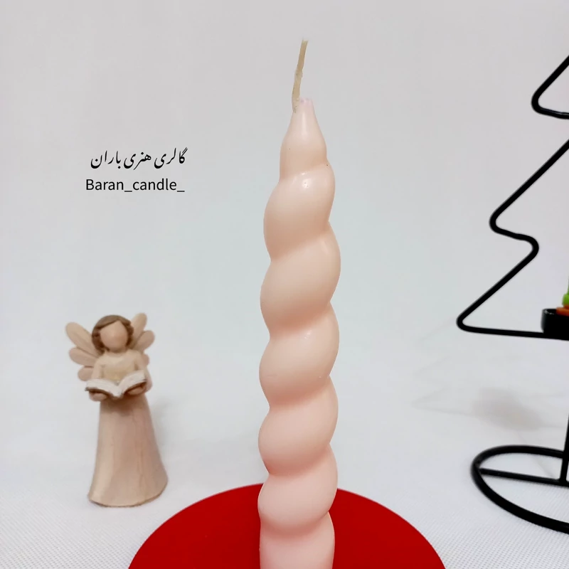 شمع دست ساز پیچ 20 سانت