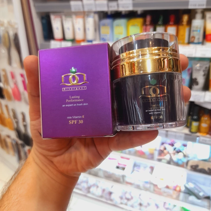 کرم پودر گیاهی دیورجنت 30 میل SPF 30 ویتامین E شماره 306