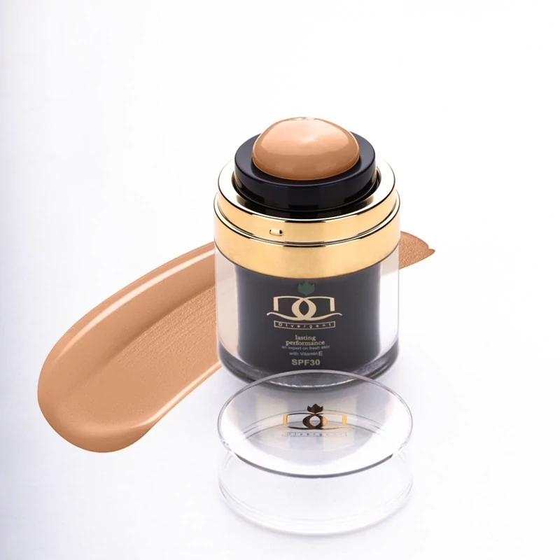 کرم پودر گیاهی دیورجنت 30 میل SPF 30 ویتامین E شماره 306