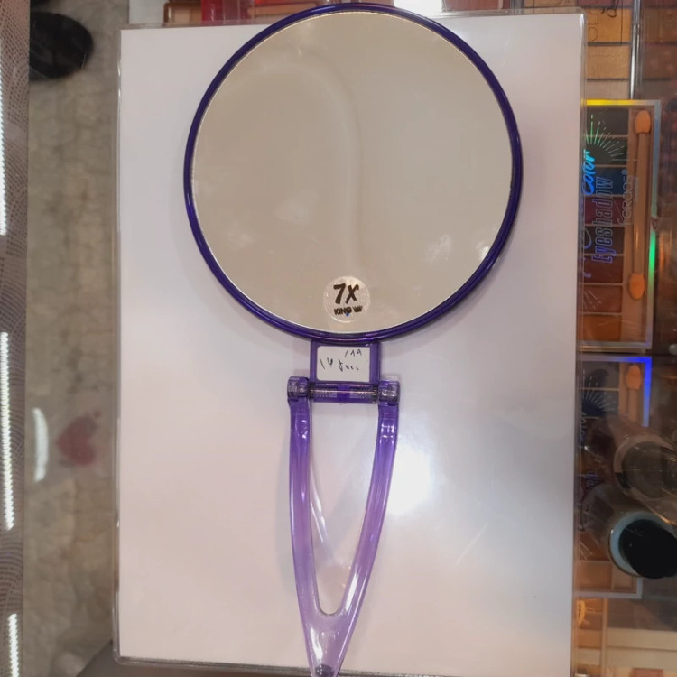آینه آرایشی بزرگنمایی 7 برابر دوطرفه ایستاده و دستی و تاشو و دیواری کد 4