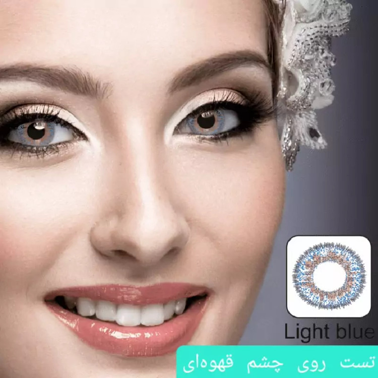 لنز ایامی Eyami آبی روشن Light Blue ساخت کره جنوبی