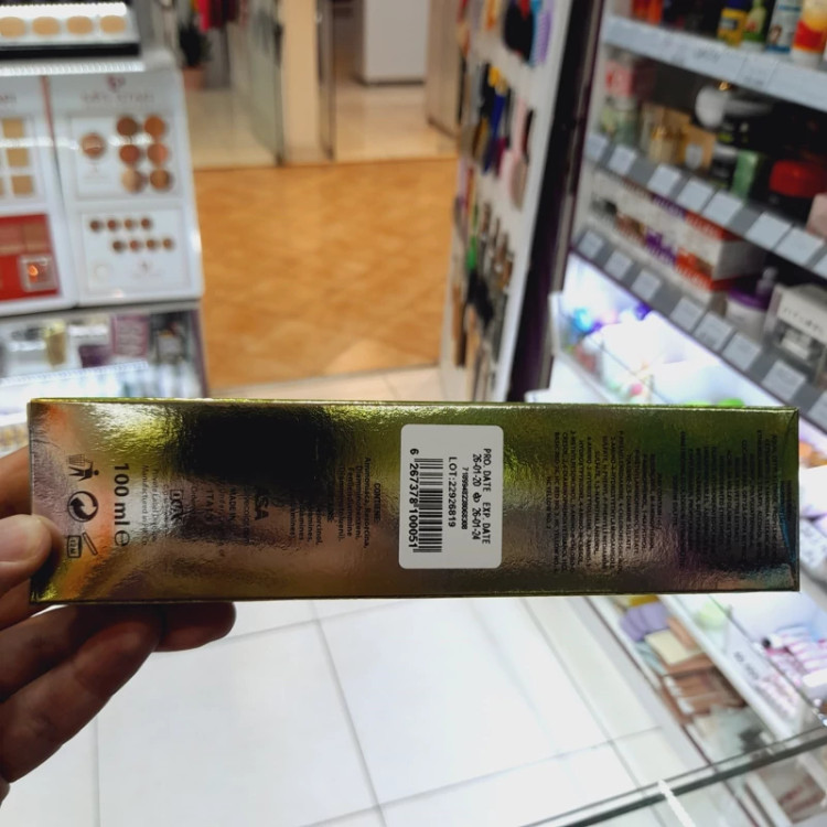 رنگ مو الیو 7.1 دودی عصاره روغن زیتون ویتامین سی و کم امونیاک 100 میل