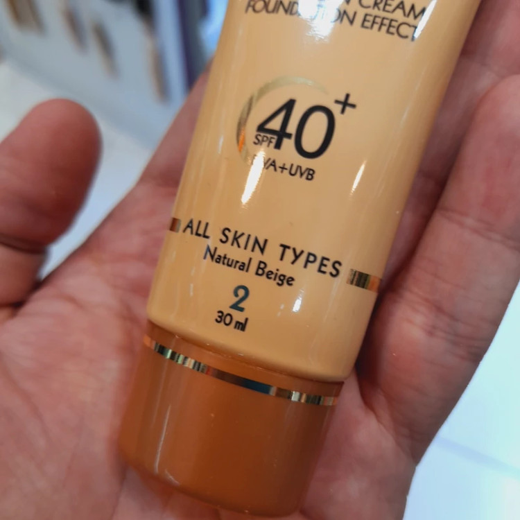 کرم ضد افتاب مدیسان انواع پوست رنگی بژ طبیعی شماره 2 حجم 30 میل SPF40