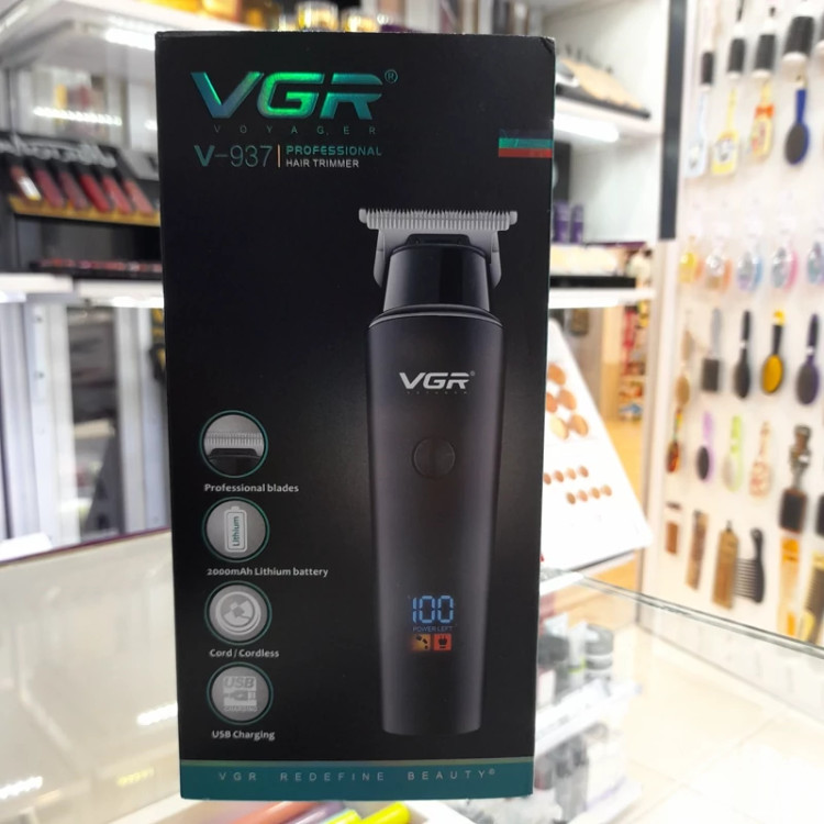 خط زن ریش تراش وی جی ار 937 VGR یک سال گارانتی شارژی