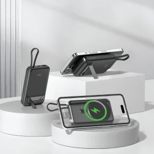 پاوربانک 22.5 وات گرین لاین مدل DXB Magsafe ظرفیت 10000 میلی آمپر