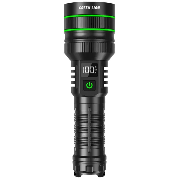 چراغ قوه گرین لاین مدل GNHR3000LMBK ظرفیت ۳۰۰۰ لومن