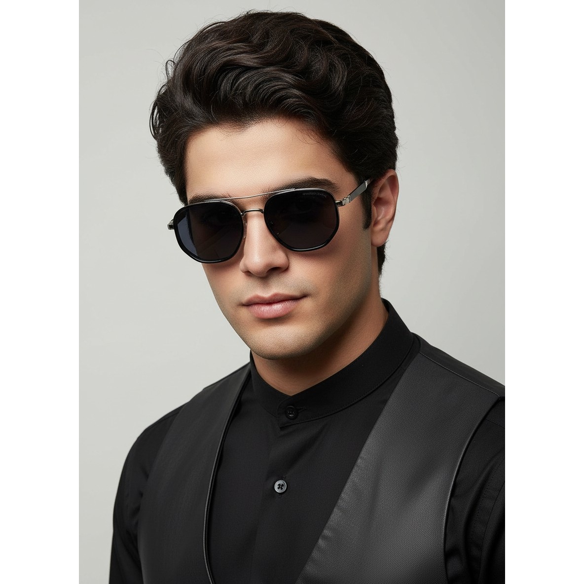 عینک آفتابی فلزی مردانه پورشه دیزاین سایز کوچک