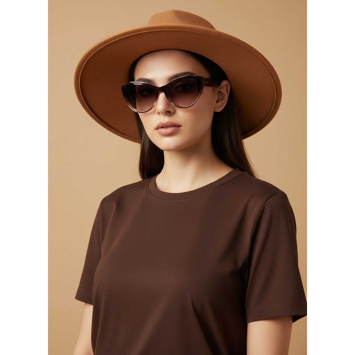 عینک افتابی زنانه گربه ای سایز بزرگ