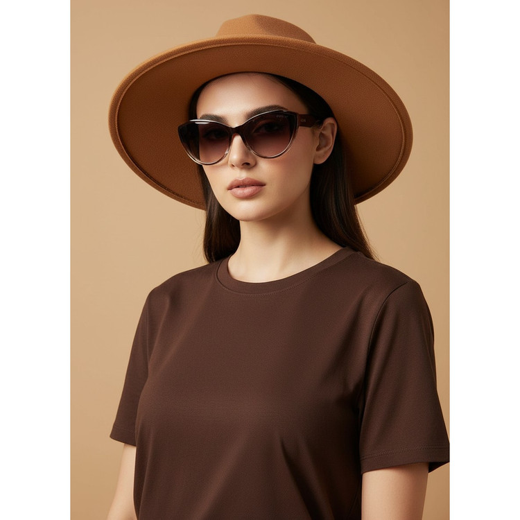 عینک افتابی زنانه گربه ای سایز بزرگ