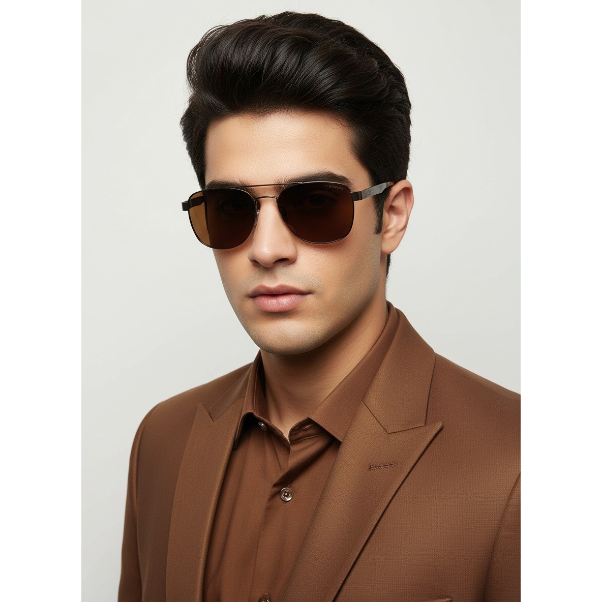 عینک افتابی مردانه کلاسیک هوگو باس فلزی