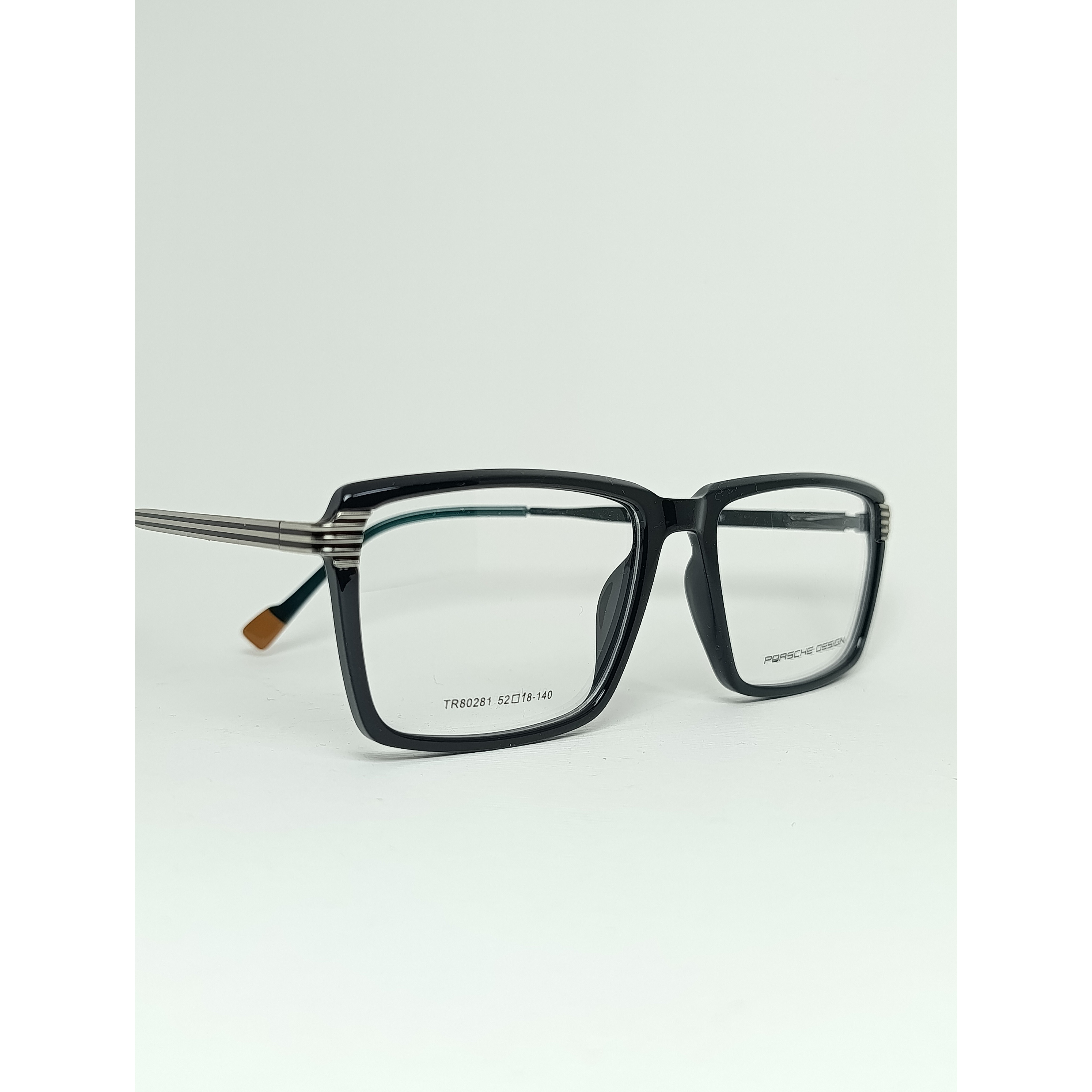 عینک طبی مردانه porsche design مربعی مشکی