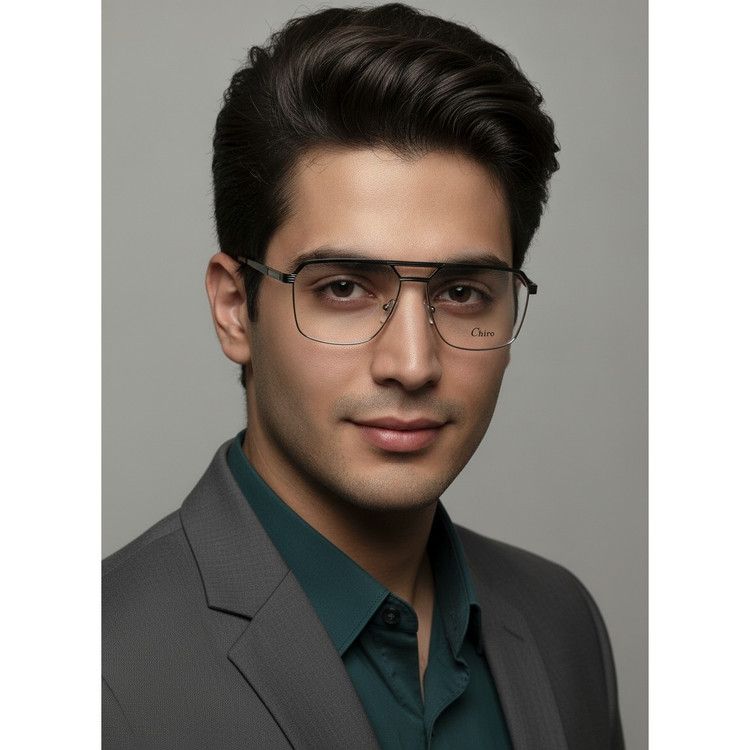 عینک طبی مردانه chiro فلزی
