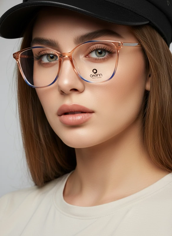 عینک طبی زنونه نیمه گربه ای خاص owenn