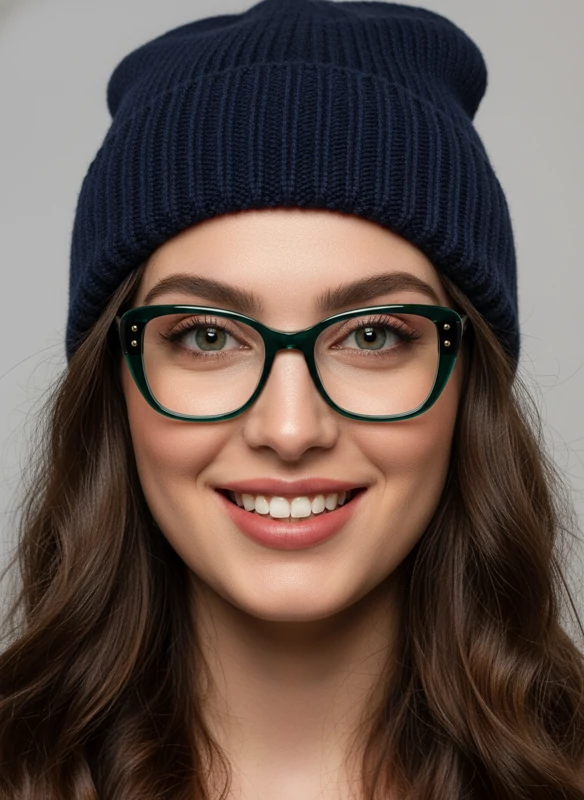 عینک طبی زنانه انا مورییس گربه ای سبز