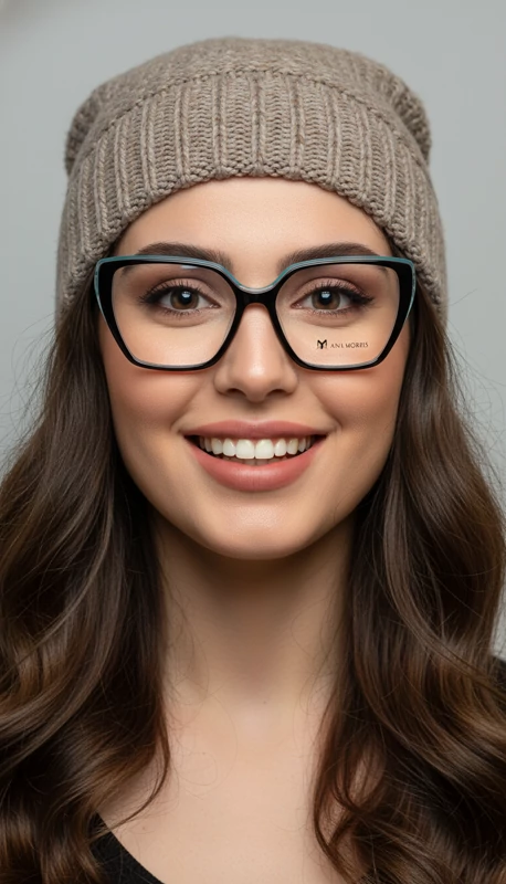 عینک طبی زنانه انا مورییس زرشکی گربه ای