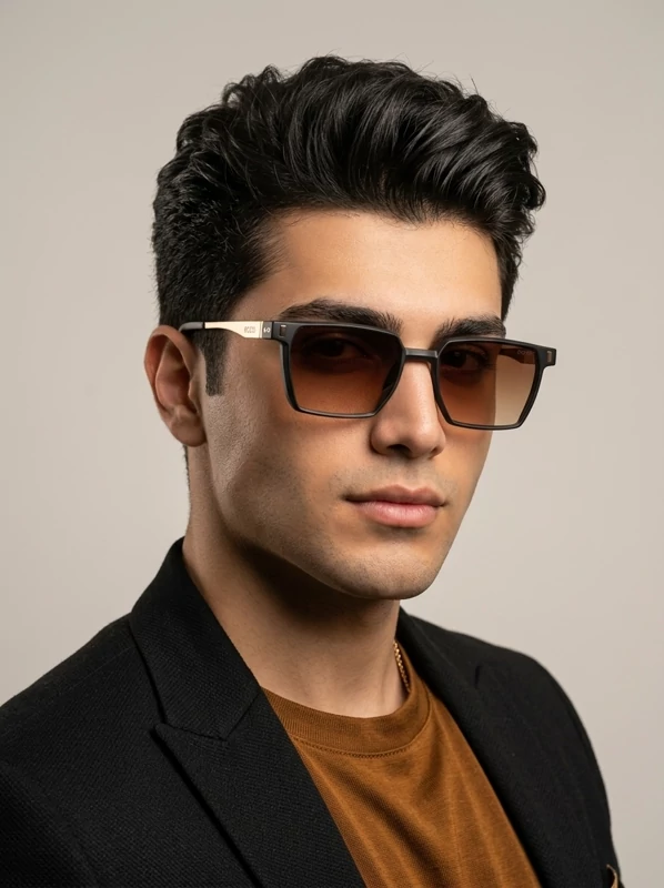 عینک افتابی اورجینال مردانه ecco کلاسیک