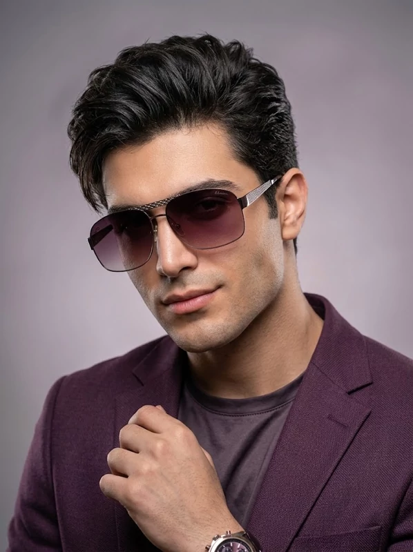عینک آفتابی مردانه فلزی خاص