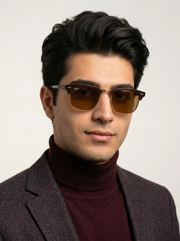 عینک آفتابی ریبن قهوه ای کلاسیک