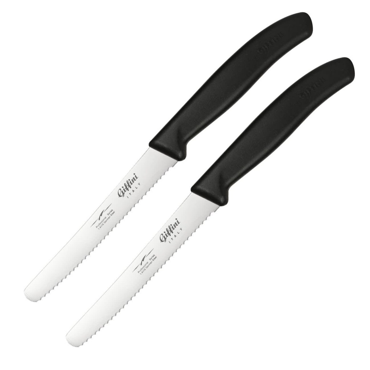 چاقو آشپزخانه 2 عددی جی فی نی GIFFINI اره ایی کد G-03