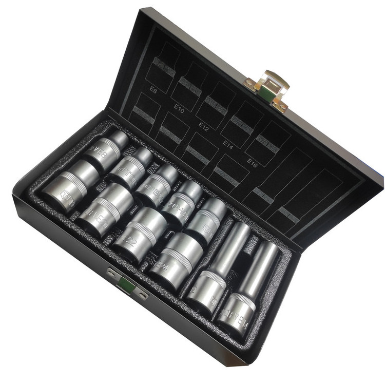 آچار بکس تاپکس مدل SMT-TOPEX-12INCH-11PCS-E مجموعه11عددی توس