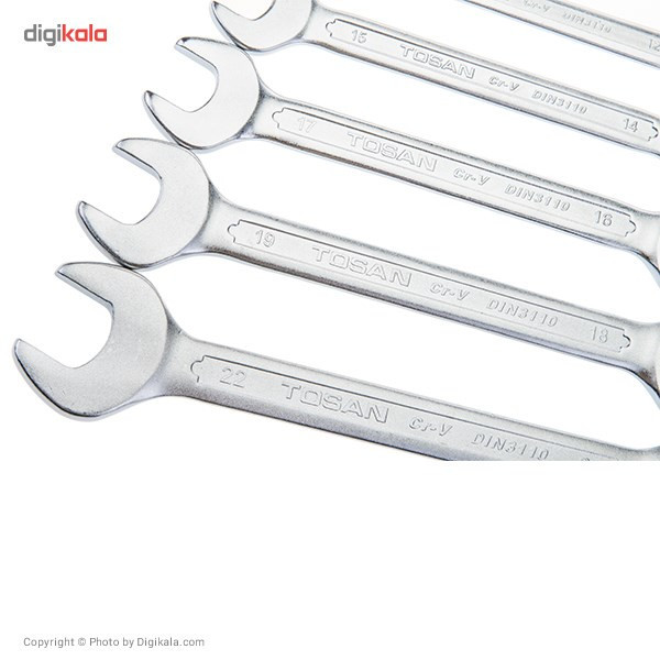 مجموعه 8 عددی آچار دوسرتخت توسن مدل T103-S8 توس