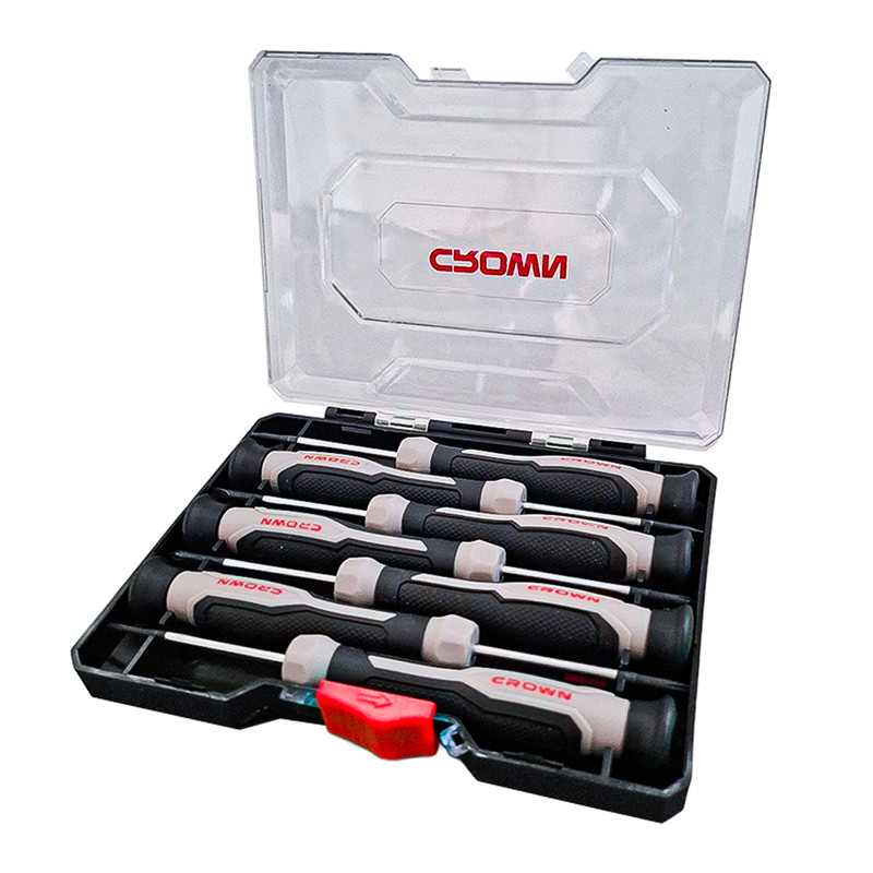 پیچ گوشتی ساعتی کرون مدل CPHDP-AXA7 مجموعه 7 عددی توس