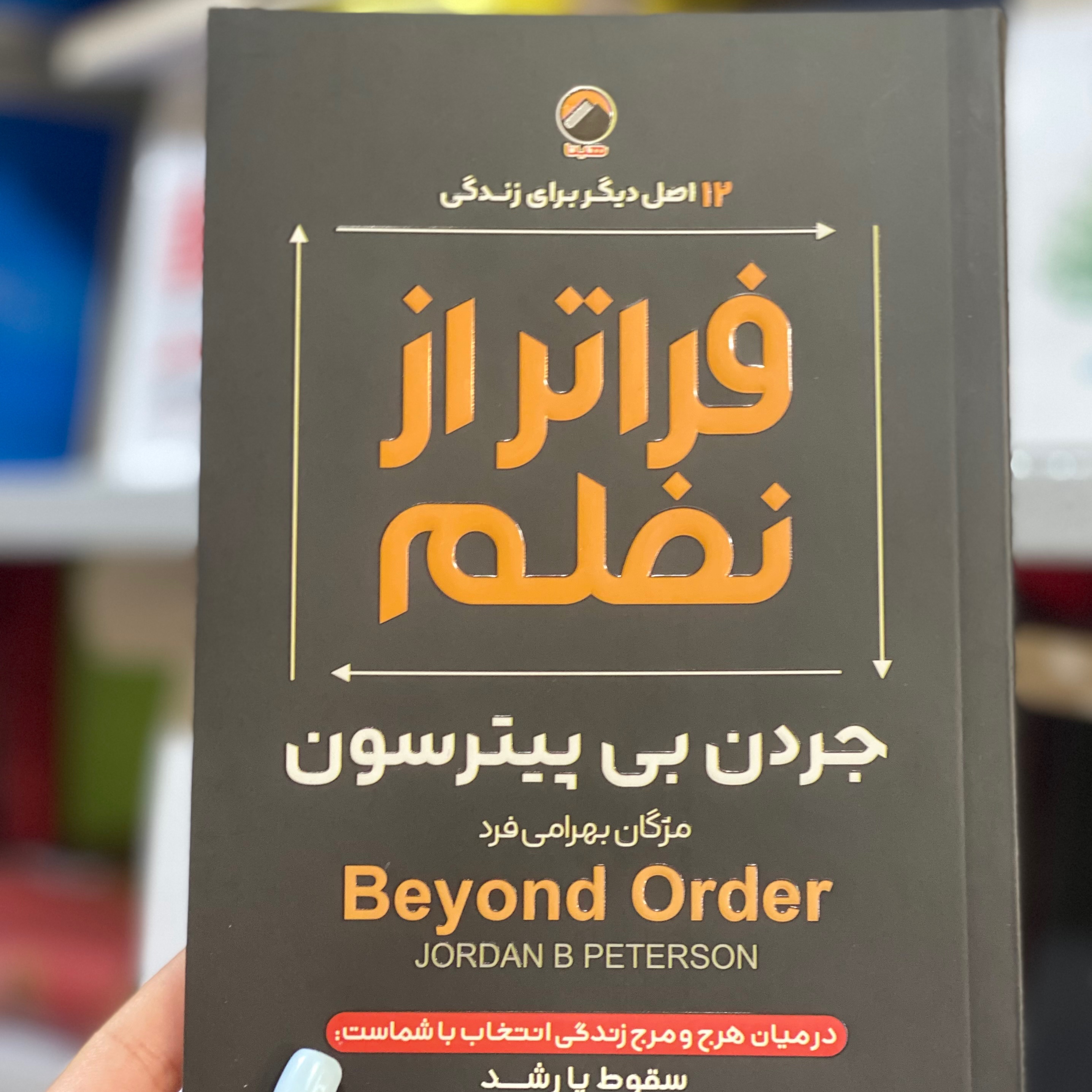کتاب فراتر از نظم اثر جردن بی پیترسون مترجم مژگان بهرامی فرد انتشارات هیتا