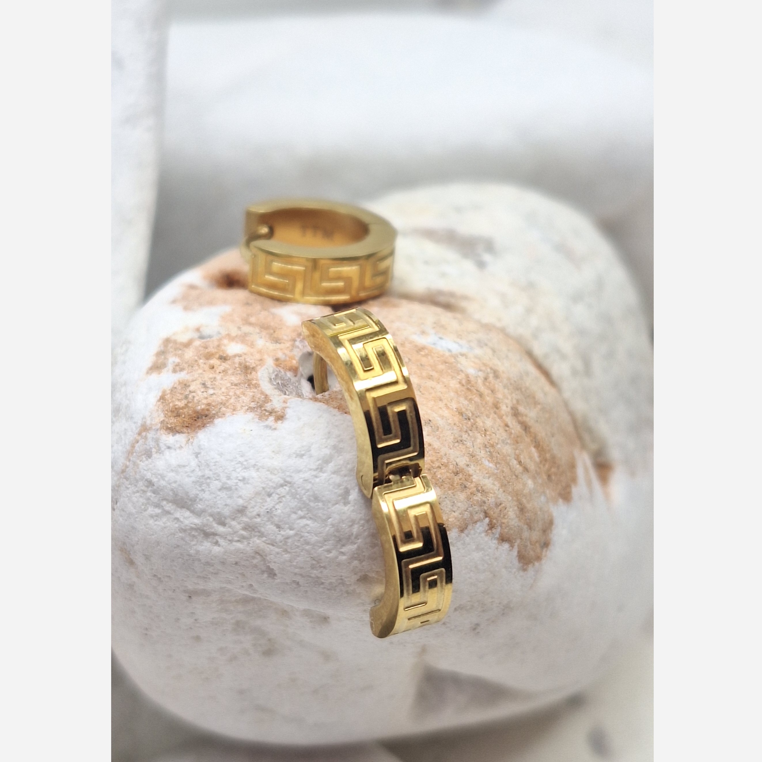گوشواره طلایی طرح VERSACE ژوپینگ کد 317070210