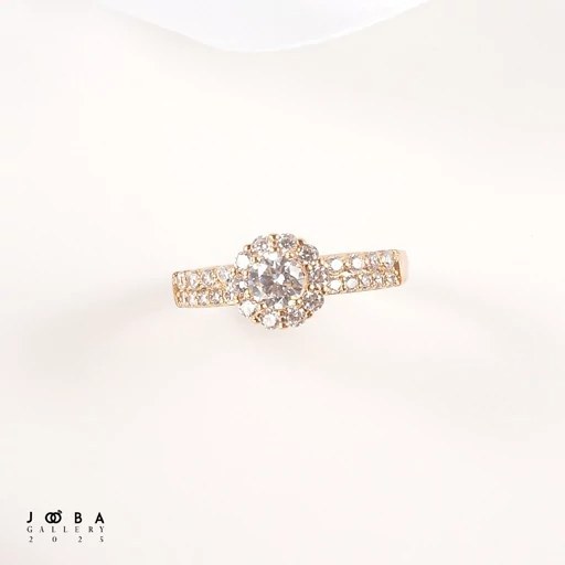 انگشتر گل جواهری ژوپینگ کد 1010701042