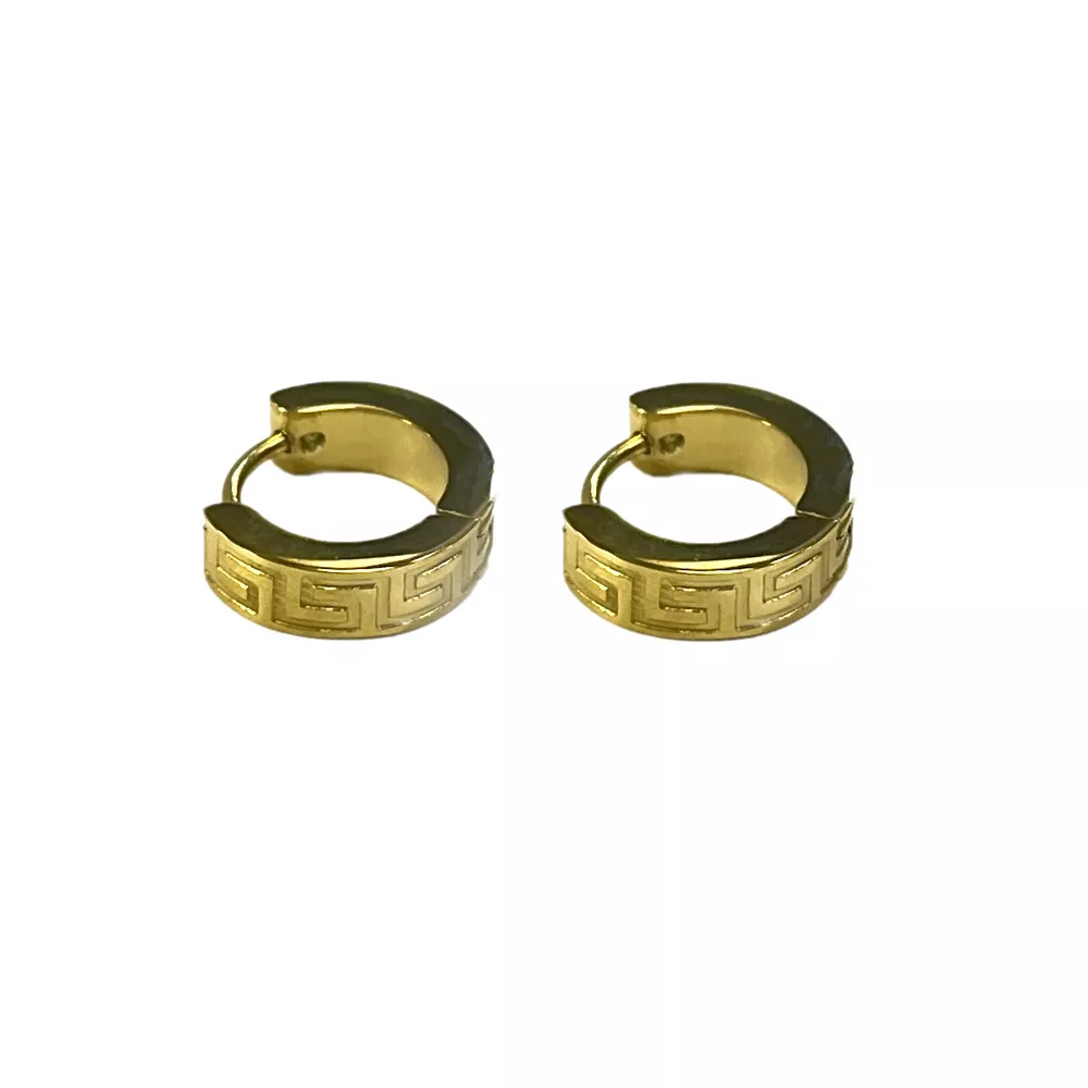 گوشواره طلایی طرح VERSACE ژوپینگ کد 317070210