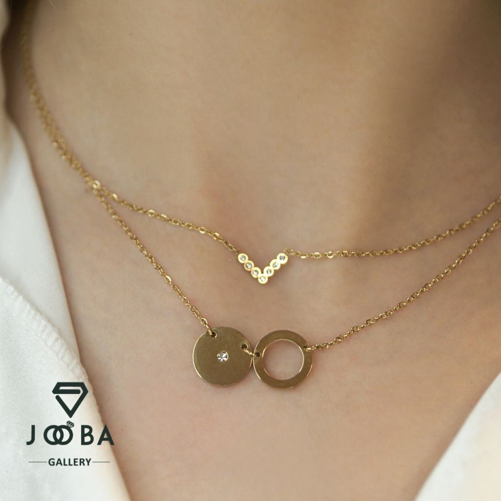 گردنبند حلقه ترکیبی ژوپینگ
