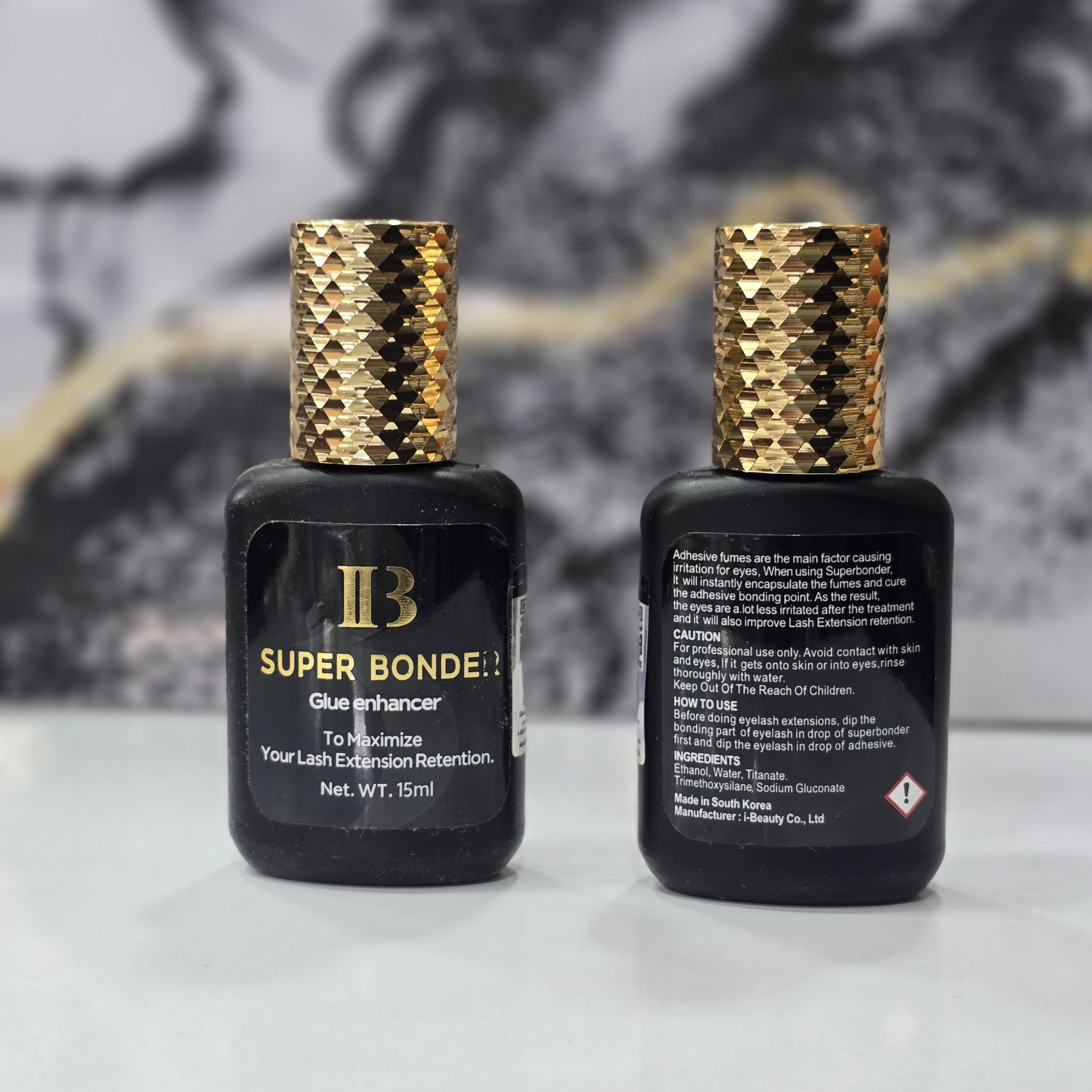 سوپرباندر مژه آی بی IB SUPER BONDER حجم 15 میل اصل کره