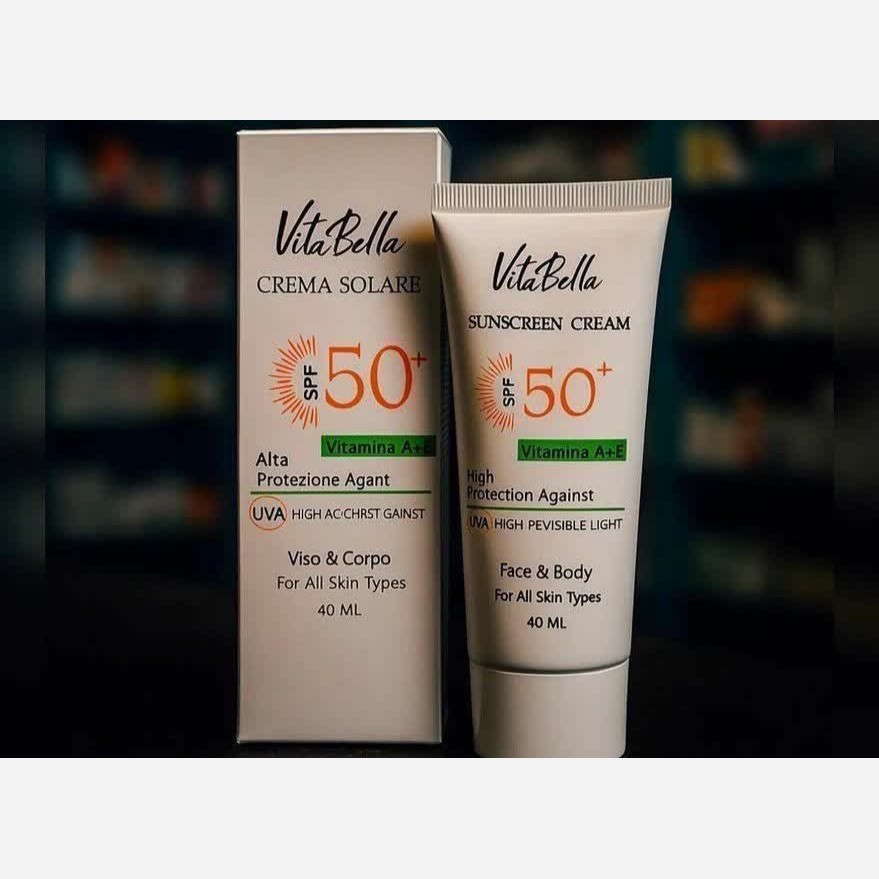 کرم ضدآفتاب ویتابلا spf50 اصل با بارکد اصالت کالا.