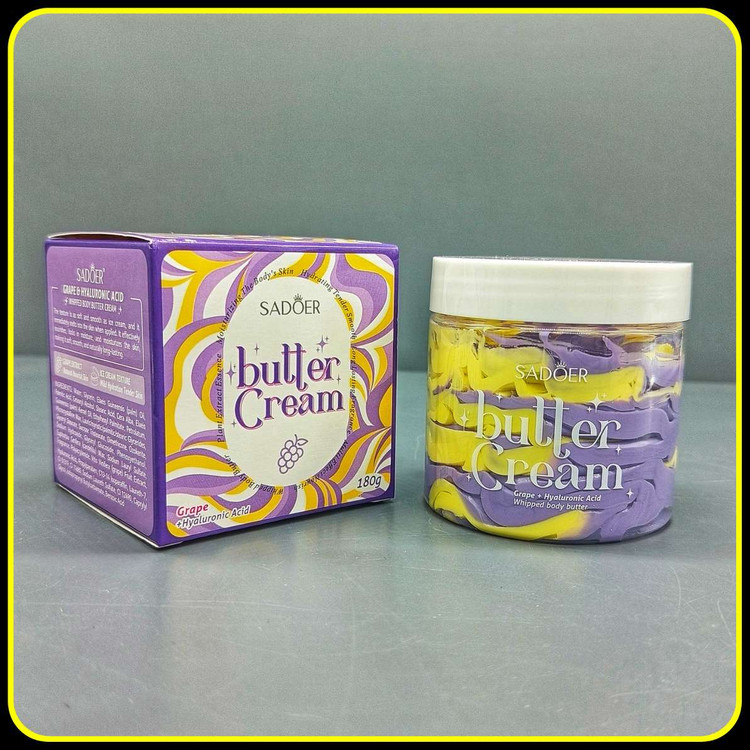 کره بدن سادور 180 گرم با رایحههای متنوع | SADOER Body Butter & Body Lotion