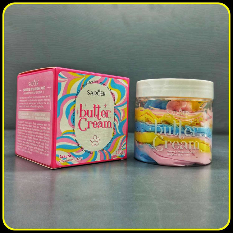 کره بدن سادور 180 گرم با رایحههای متنوع | SADOER Body Butter & Body Lotion