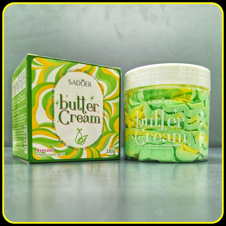 کره بدن سادور 180 گرم با رایحههای متنوع | SADOER Body Butter & Body Lotion
