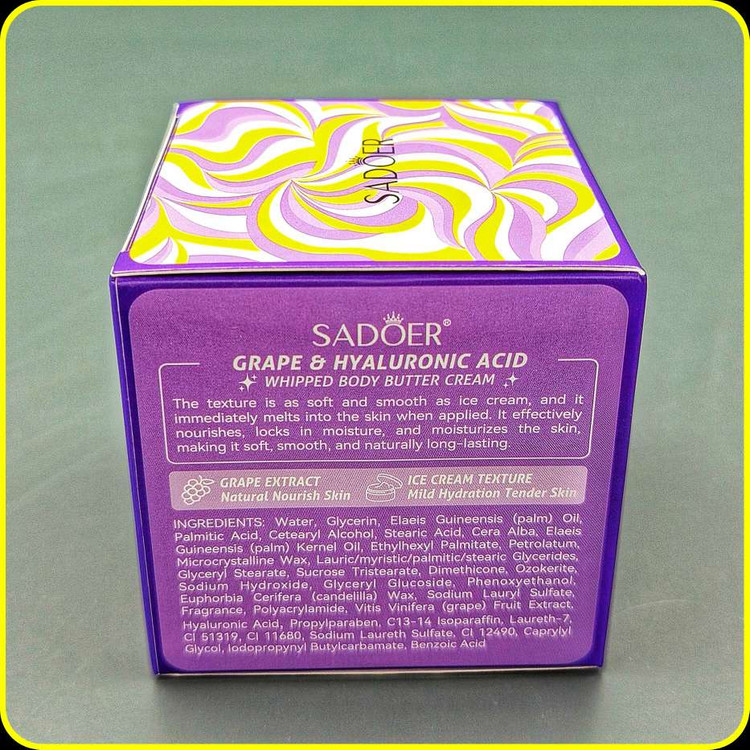کره بدن سادور 180 گرم با رایحههای متنوع | SADOER Body Butter & Body Lotion