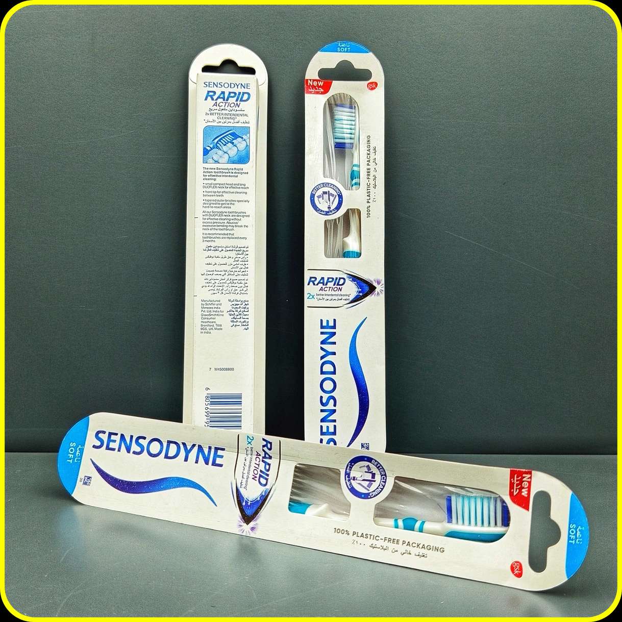 مسواک نرم سنسوداین رپید اکشن | Sensodyne Rapid Action Soft Toothbrush