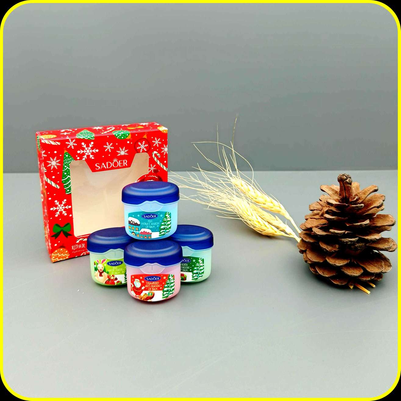 ست بالم لب ترمیم کننده سادور SADOER Repair Nourishing Lip Balm Set